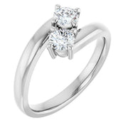 14K White 1/2 CTW Natural Diamond Ring - Robson's Jewelers