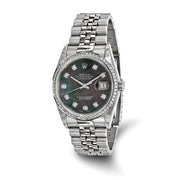 Pre-owned Independently Certified Rolex Steel/18kw Mens Dia Datejust Watch - Robson's Jewelers