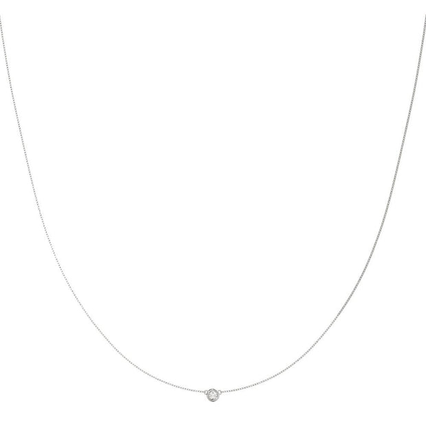 Classic Bezel Set Lab Diamond Pendant - Robson's Jewelers