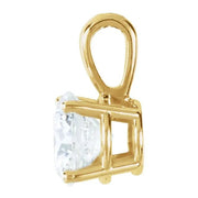 14K Yellow 1 CTW Lab-Grown Diamond Pendant - Robson's Jewelers