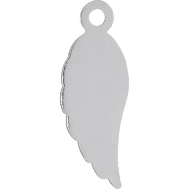 Sterling Silver Posh Mommy® Angel Wing Charm - Robson's Jewelers