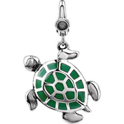 Sterling Silver Turtle Charm - Robson's Jewelers