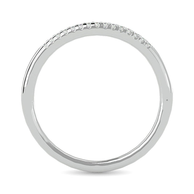 Diamond 1/20 ct tw Round-cut Wedding Band in 10K White Gold - Robson's Jewelers