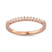 Diamond Wedding Band 1/6 ct tw in 10K Rose Gold - Robson's Jewelers