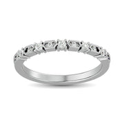Diamond Stackable Band 1/6 ct tw in 14K White Gold - Robson's Jewelers
