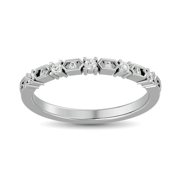 Diamond Stackable Band 1/6 ct tw in 14K White Gold - Robson's Jewelers
