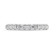 Diamond 1 ct tw Round Cut One Row Ring in 14K White Gold - Robson's Jewelers