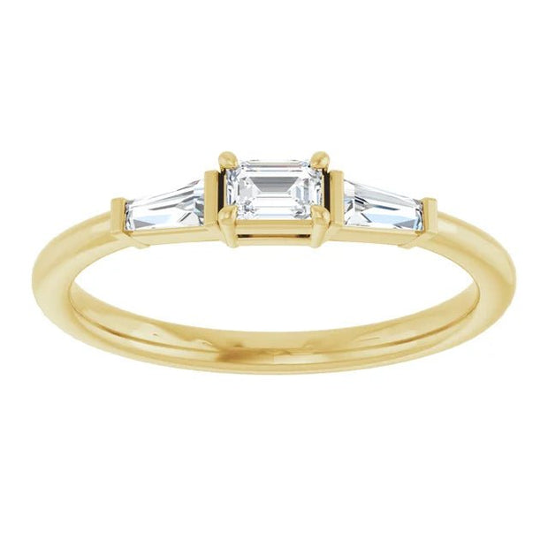 14K Yellow 1/4 CTW Natural Diamond Stackable Ring - Robson's Jewelers