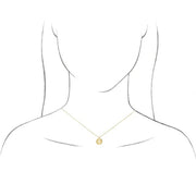 14K Yellow Initial B 16-18" Necklace - Robson's Jewelers