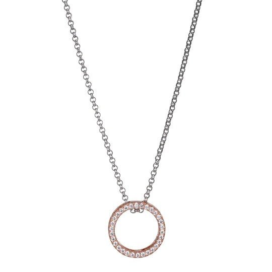 Sterling Silver Rose Gold Necklace - Robson's Jewelers