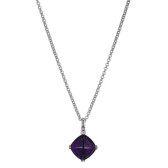 Synthetic Dark Amethyst Necklace - Robson's Jewelers