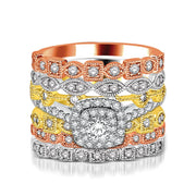 14K White Gold 1/6 Ct.Tw. Diamond Stackable Band - Robson's Jewelers
