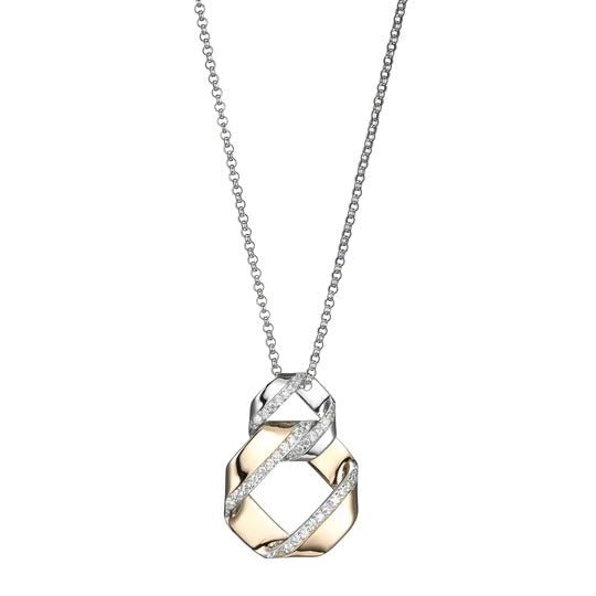 Yellow Gold and Rhodium Necklace - Robson's Jewelers