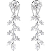 14K White 4 1/4 CTW Lab-Grown Diamond Earrings