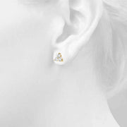 1 ct. tw. Lab Diamond 3-Stone Studs - Robson's Jewelers