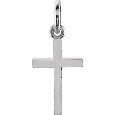Sterling Silver Posh Mommy® Cross Charm - Robson's Jewelers