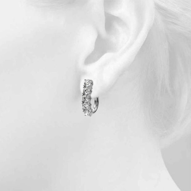 2 ct. tw. 5-Stone Lab Diamond Earrings - Robson's Jewelers