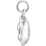 Sterling Silver Two Peas in a Pod Charm