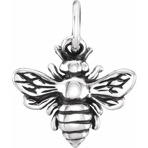 Sterling Silver Honey Bee Charm