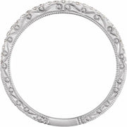 14K White 1/6 CTW Natural Diamond Anniversary Band Size 7 - Robson's Jewelers