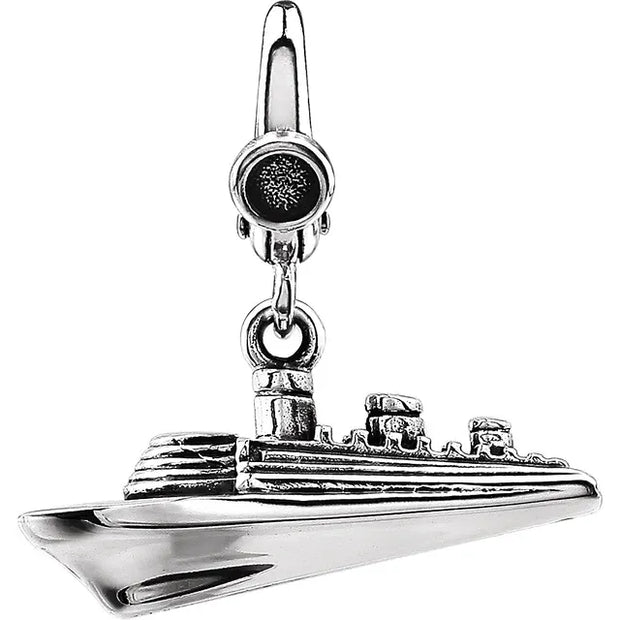 Sterling Silver Cruise Ship Charm - Robson's Jewelers