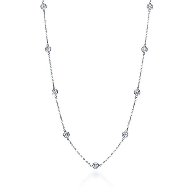Lab Grown Diamonds By The Yard Necklace 3.0CTTW