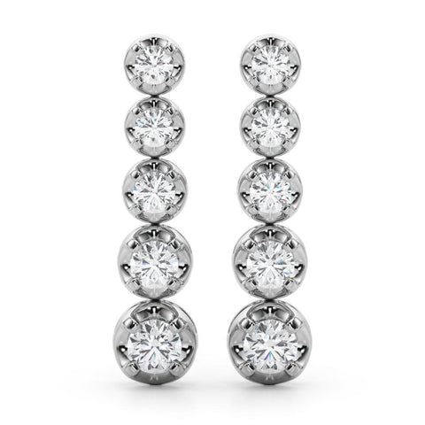 Lab Diamond Drop Earrings