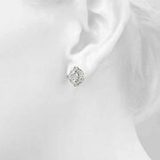 Lab Grown Diamond Halo Studs - Robson's Jewelers