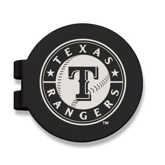 TEXAS RANGERS BLACK PREVAIL ENGRAVED MONEY CLIP