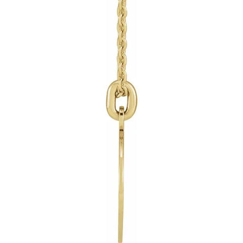 14K Yellow Compass 20" Necklace - Robson's Jewelers
