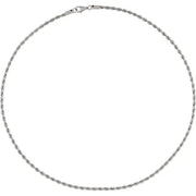 Stainless Steel 3 mm Rope 20" Chain - Robson's Jewelers