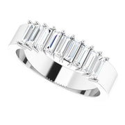 14K White 5/8 CTW Natural Diamond Anniversary Band - Robson's Jewelers