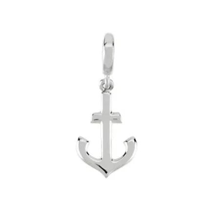 14K White Anchor Charm - Robson's Jewelers