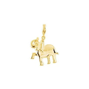 14K Yellow Elephant Charm - Robson's Jewelers