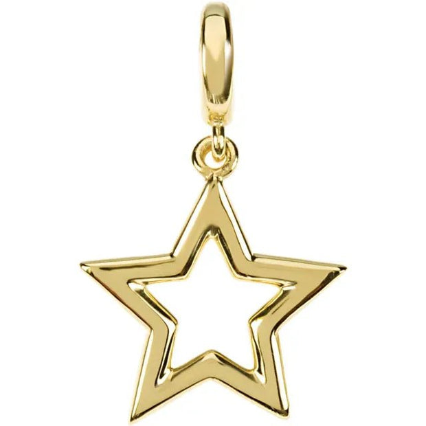 14K Yellow Petite Star Charm - Robson's Jewelers