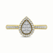 14K Yellow Gold 2/5 Ct.Tw. Diamond Fashion Ring - Robson's Jewelers