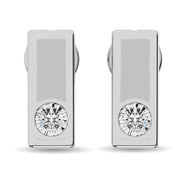 Diamond 1/20 ct tw Fashion Earrings in Sterling Silver - Robson's Jewelers