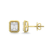 14K Yellow Gold Diamond 1/5 Ct.Tw. Fashion Earrings - Robson's Jewelers
