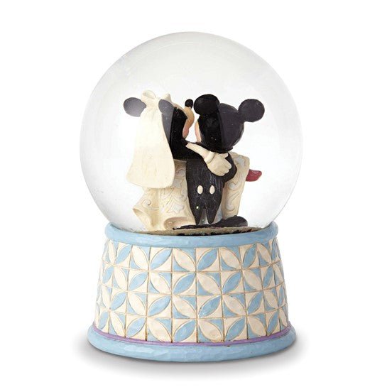 Disney Traditions Mickey and Minnie HAPPILY EVERY AFTER Resin Waterglobe - Robson's Jewelers