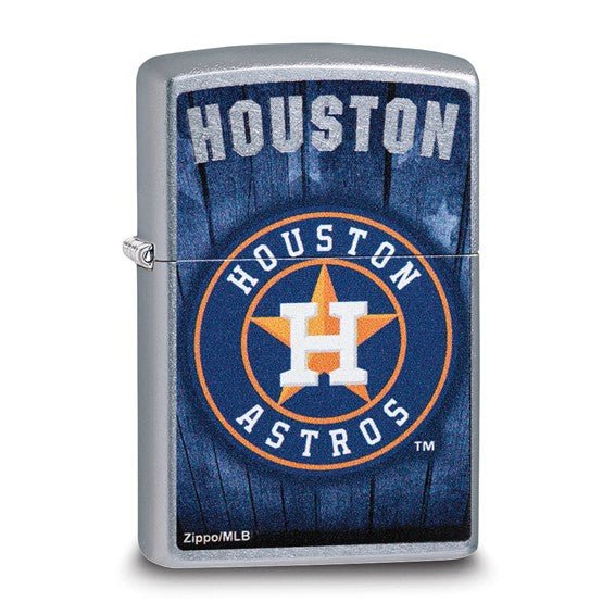 Zippo MLB Houston Astros Street Chrome Lighter - Robson's Jewelers
