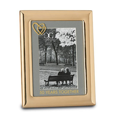 50 YEARS TOGETHER 4x6 Gold-tone Zinc Alloy Frame - Robson's Jewelers