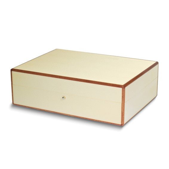 Ivory Shagreen Exterior Wooden Jewelry Box - Robson's Jewelers
