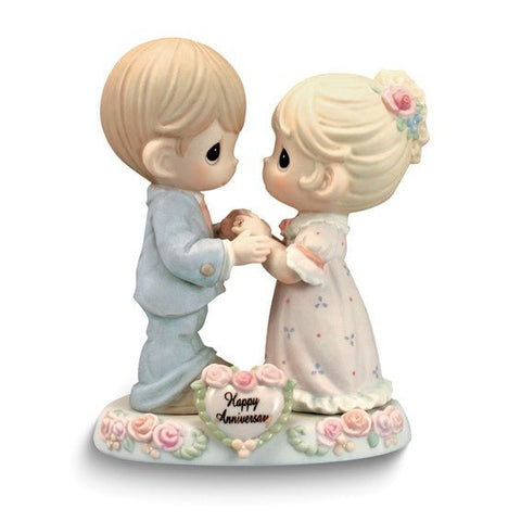 Precious Moments HAPPY ANNIVERSARY Hand-painted Porcelain Figurine - Robson's Jewelers