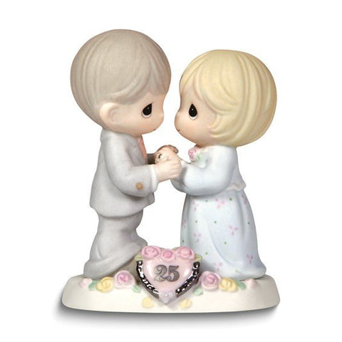 Precious Moments OUR LOVE STILL SPARKLES 25th Anniversary Porcelain Figurine - Robson's Jewelers