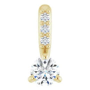 14K Yellow 1/10 CTW Natural Diamond Pendant - Robson's Jewelers
