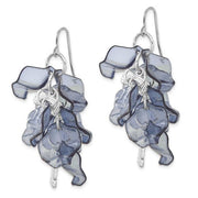 MLB Texas Rangers Silver-tone Blue Celebration Dangle Earrings - Robson's Jewelers